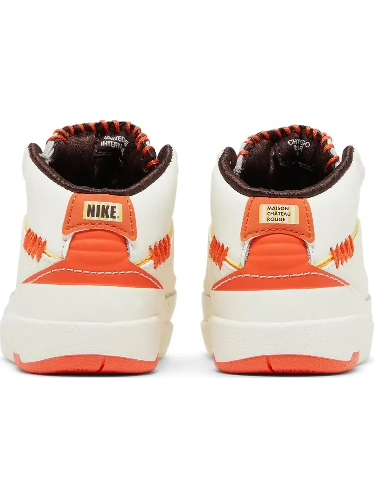 Кроссовки Maison Château Rouge x Air Jordan 2 TD United Youth International — изображение 6 из 8, бежевый