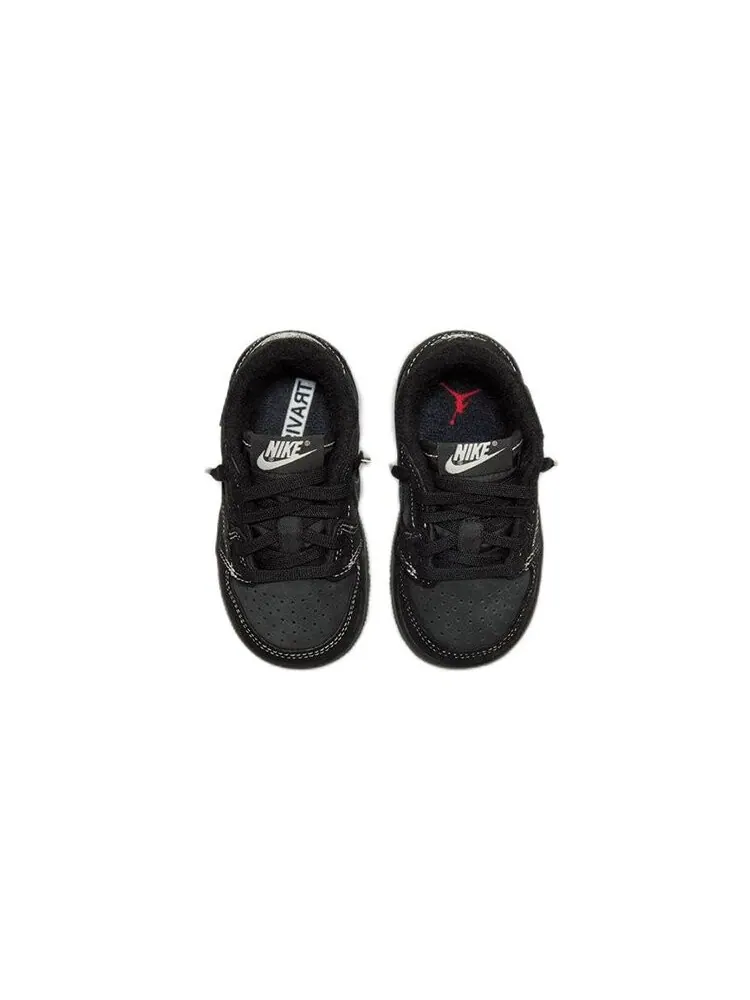 Кроссовки детские Jordan 1 Low x Travis Scott — изображение 3 из 6, черный