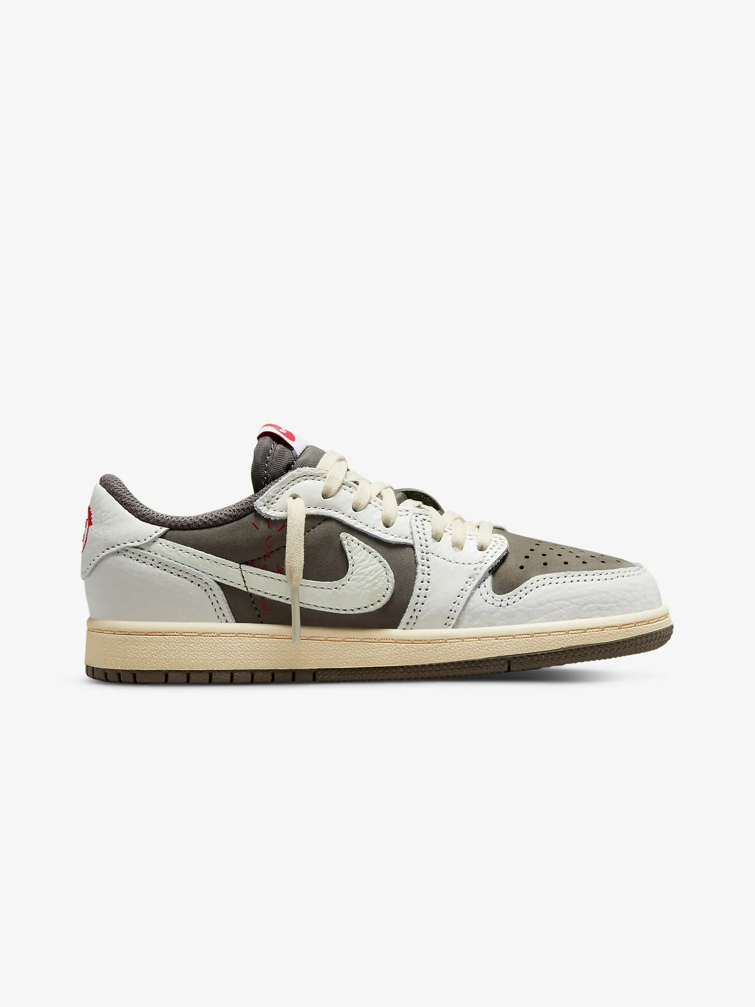 Детские кроссовки Travis Scott x Air Jordan 1 Retro Low OG TD 'Reverse Mocha' — изображение 1 из 8, коричневый