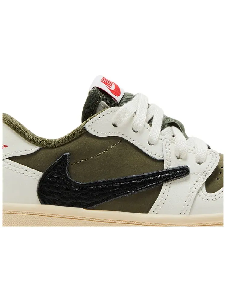 Кроссовки Air Jordan Travis Scott x Air Jordan 1 Retro Low OG SP TD 'Reverse Olive / Medium Olive' — изображение 2 из 4
