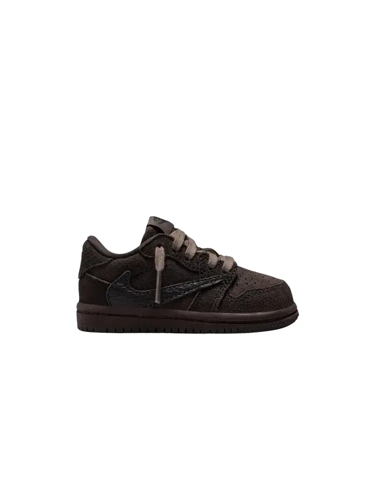 Кроссовки Air Jordan Travis Scott x Air Jordan 1 Retro Low OG SP TD Velvet Brown — изображение 1 из 1, коричневый