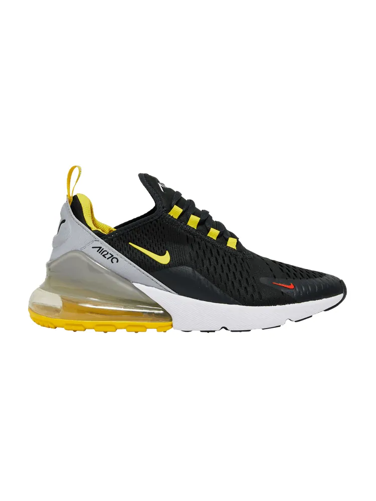 Кроссовки Nike Air Max 270 GS 'Anthracite Yellow Strike' — изображение 1 из 9, желтый/серый/белый