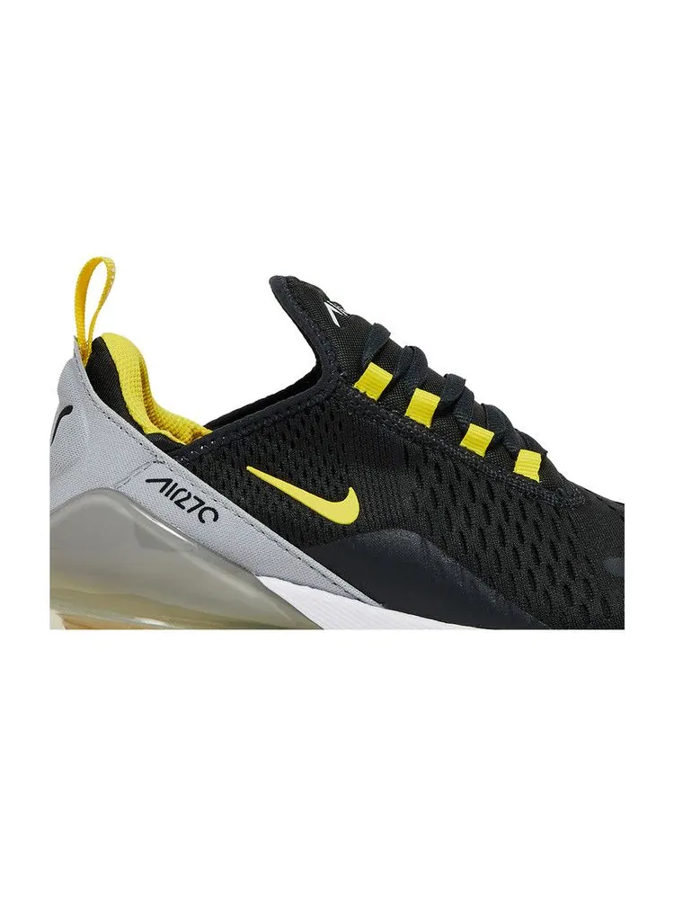 Кроссовки Nike Air Max 270 GS 'Anthracite Yellow Strike' — изображение 3 из 9, желтый/серый/белый