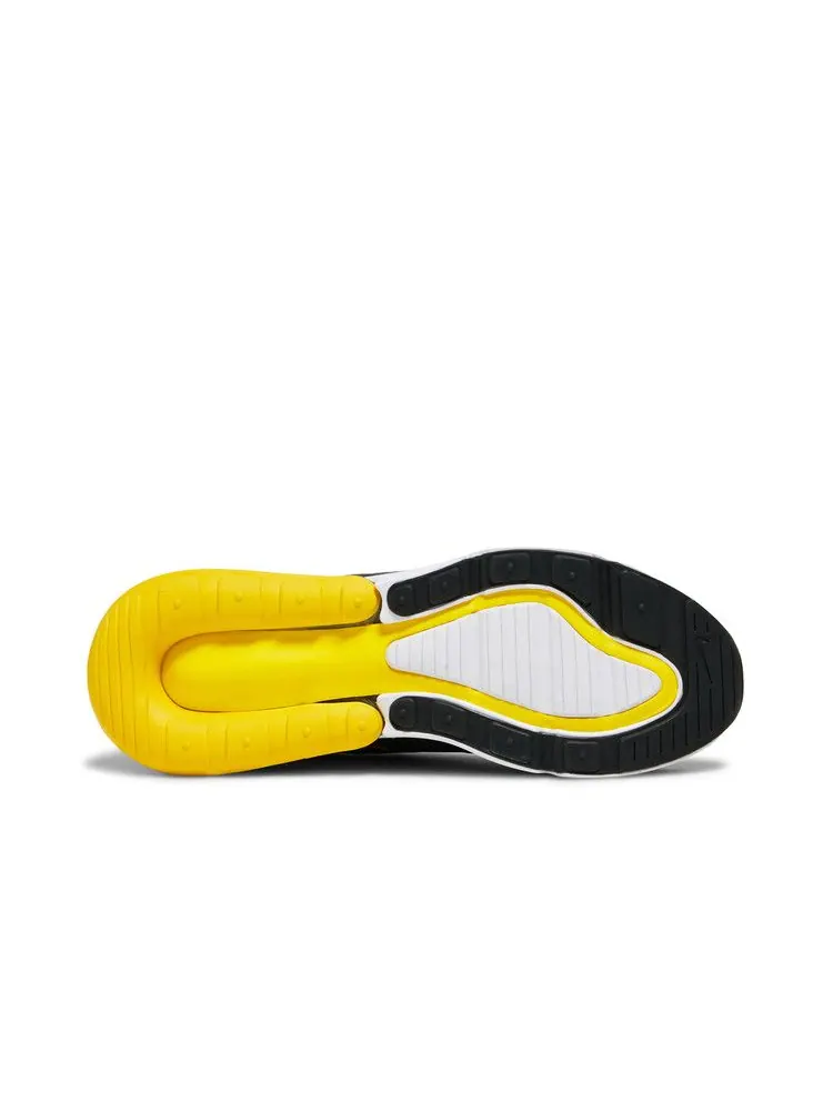 Кроссовки Nike Air Max 270 GS 'Anthracite Yellow Strike' — изображение 5 из 9, желтый/серый/белый