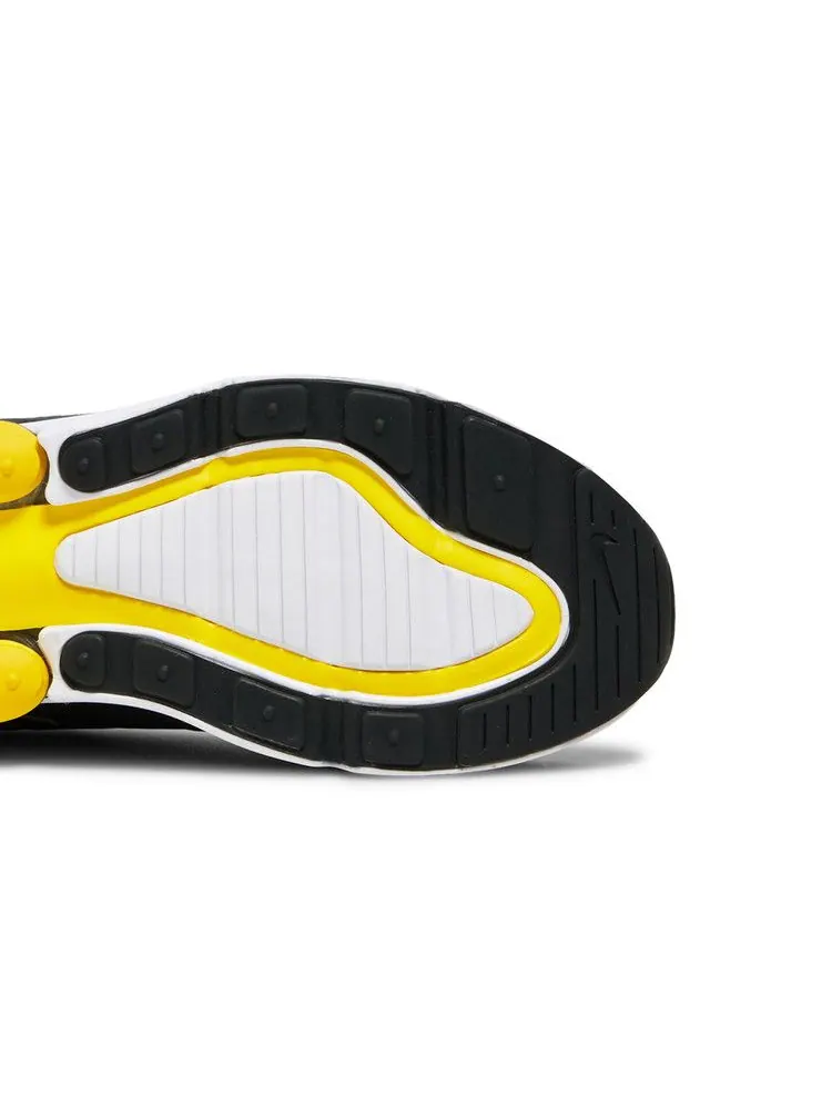 Кроссовки Nike Air Max 270 GS 'Anthracite Yellow Strike' — изображение 6 из 9, желтый/серый/белый