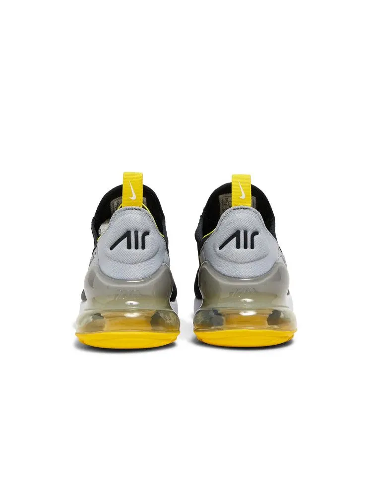 Кроссовки Nike Air Max 270 GS 'Anthracite Yellow Strike' — изображение 7 из 9, желтый/серый/белый