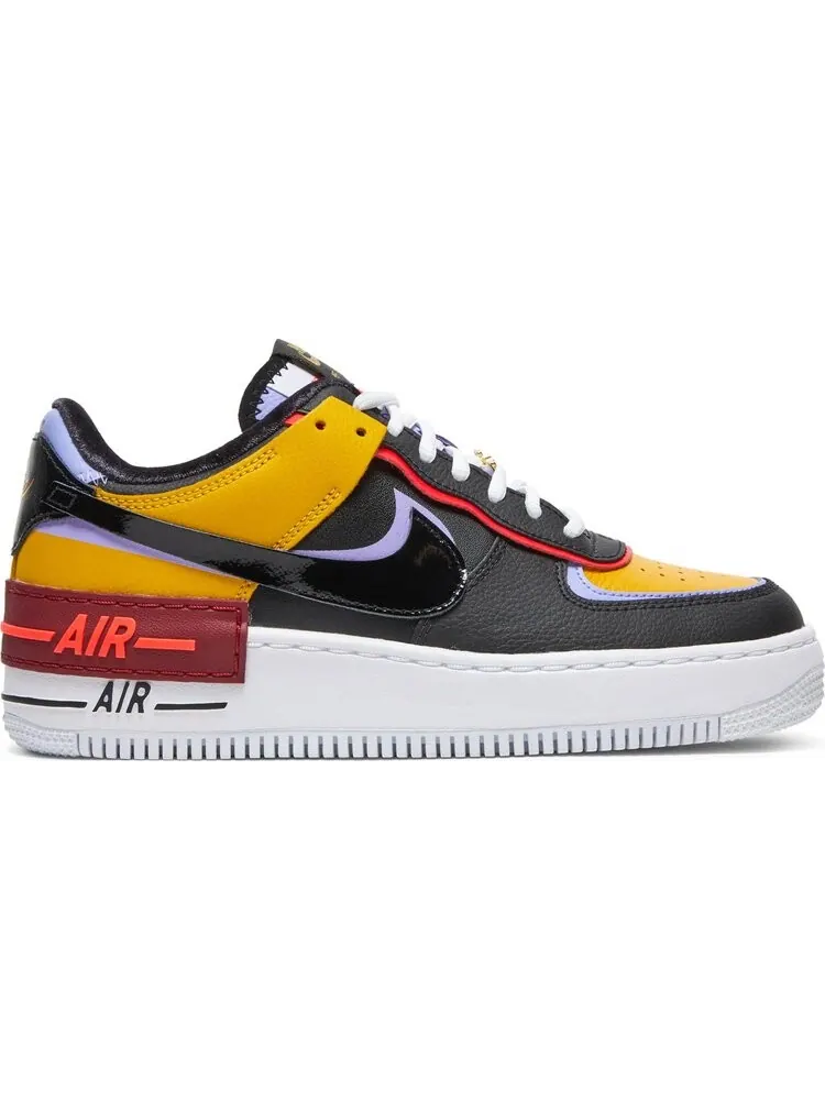 Кроссовки Nike Wmns Air Force 1 Shadow 'Dark Sulfur' — изображение 1 из 8, желтый