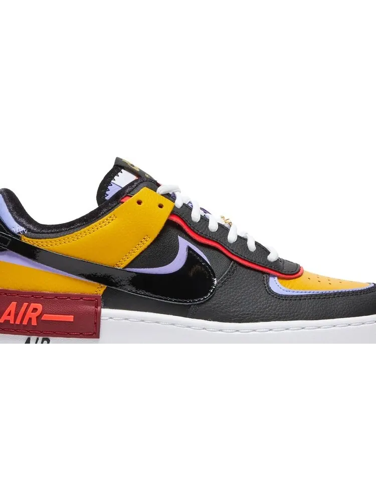 Кроссовки Nike Wmns Air Force 1 Shadow 'Dark Sulfur' — изображение 2 из 8, желтый