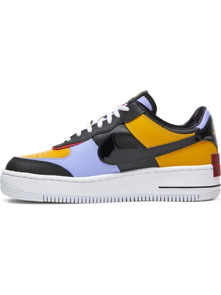 Кроссовки Nike Wmns Air Force 1 Shadow 'Dark Sulfur' — изображение 3 из 8, желтый