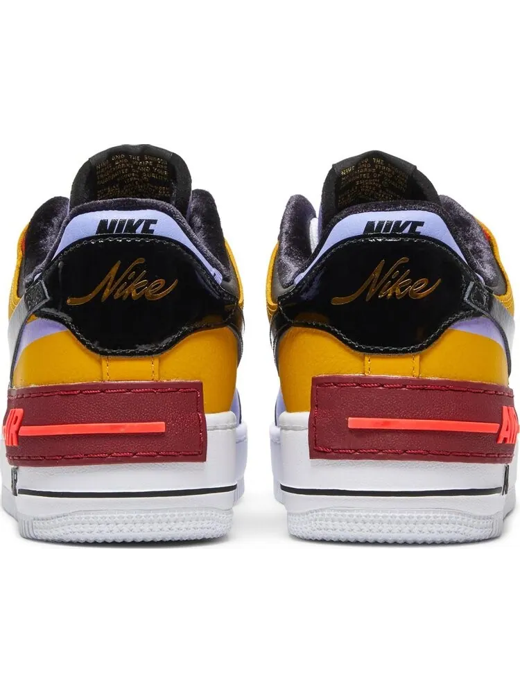 Кроссовки Nike Wmns Air Force 1 Shadow 'Dark Sulfur' — изображение 6 из 8, желтый