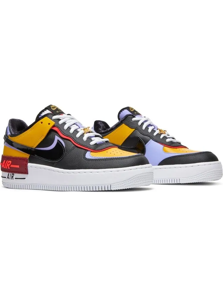 Кроссовки Nike Wmns Air Force 1 Shadow 'Dark Sulfur' — изображение 8 из 8, желтый