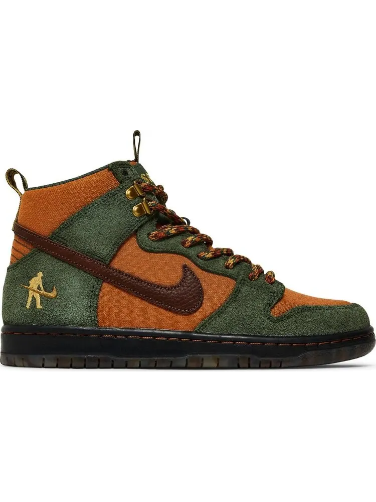 Кроссовки Nike Pass~Port x Dunk High SB 'Workboot' — изображение 1 из 10, зеленый