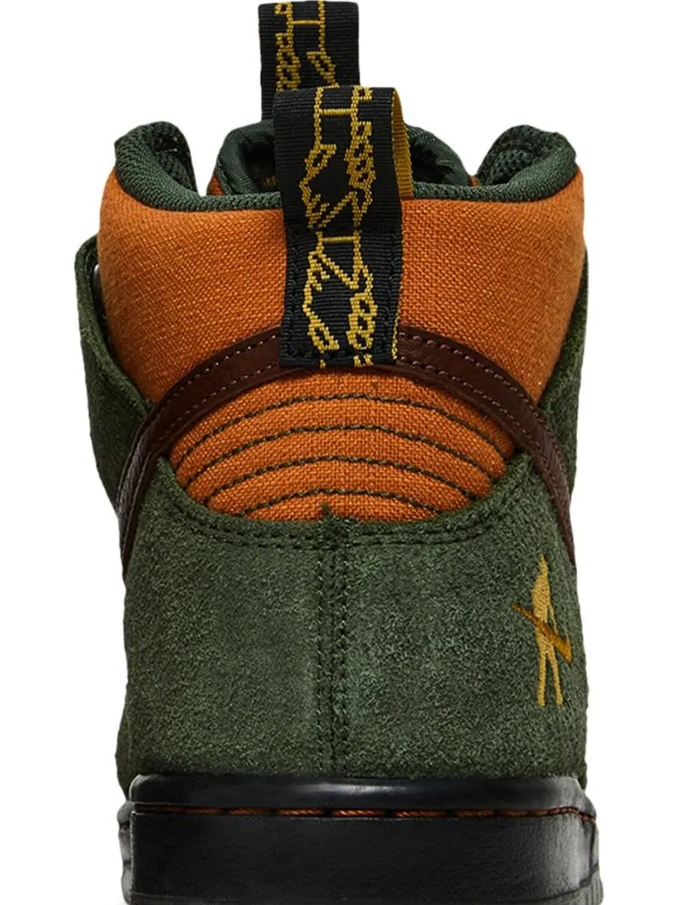 Кроссовки Nike Pass~Port x Dunk High SB 'Workboot' — изображение 7 из 10, зеленый