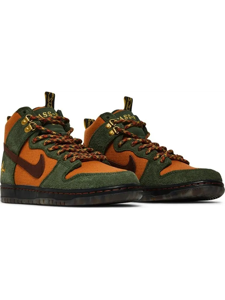 Кроссовки Nike Pass~Port x Dunk High SB 'Workboot' — изображение 8 из 10, зеленый