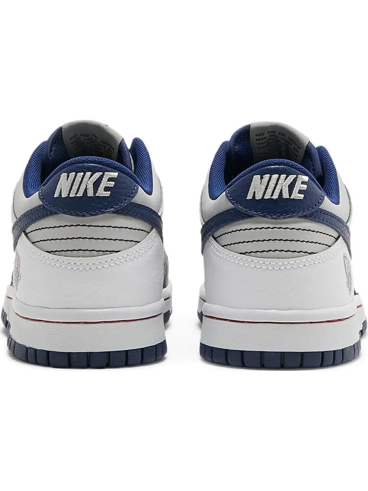 Кроссовки Nike NBA x Dunk Low EMB GS '75th Anniversary - Nets' — изображение 6 из 8, белый