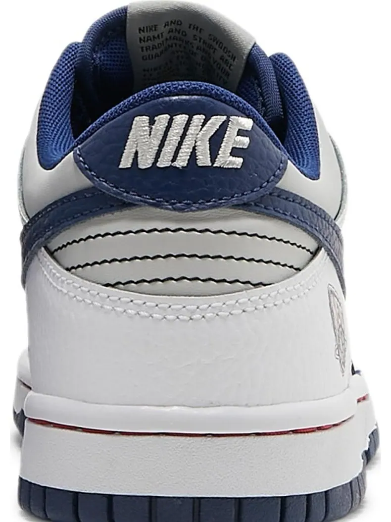 Кроссовки Nike NBA x Dunk Low EMB GS '75th Anniversary - Nets' — изображение 7 из 8, белый