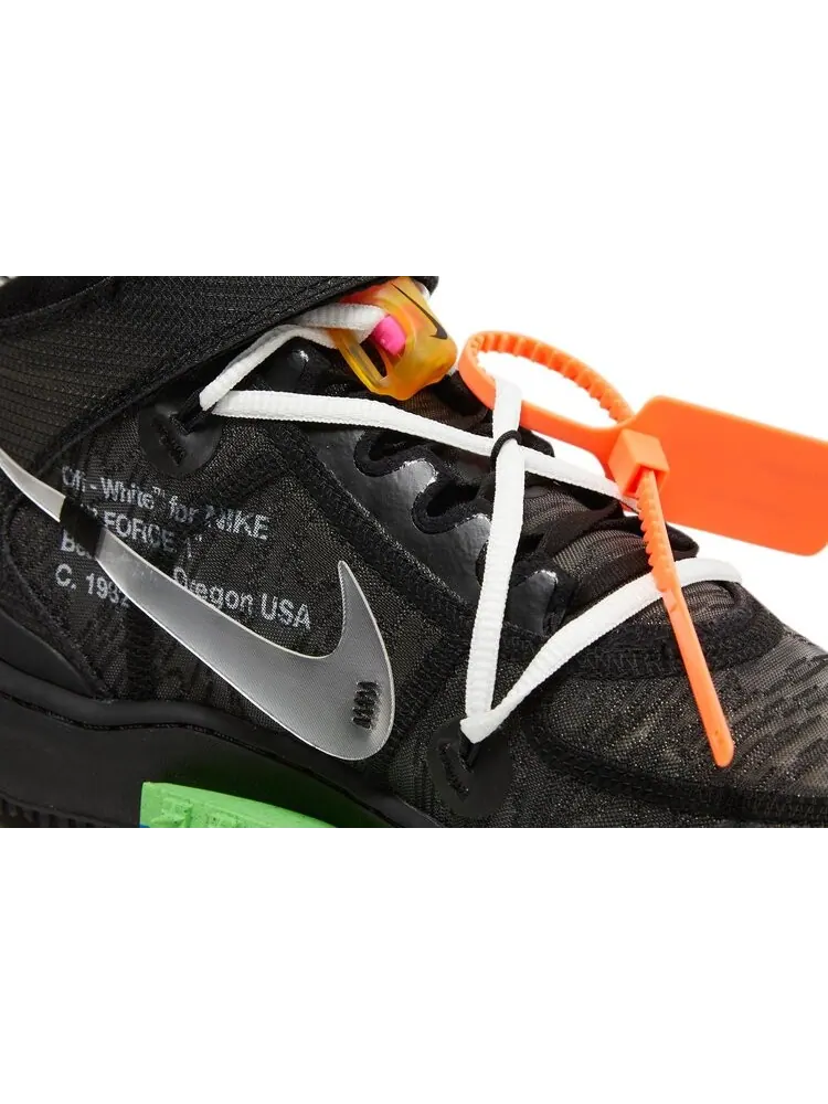 Кроссовки Nike x Off-White Air Force 1 Mid Black — изображение 9 из 10, черный