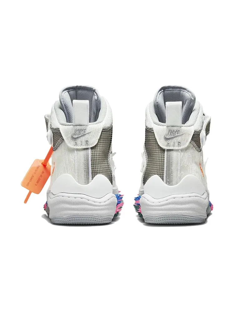 Кроссовки Nike x Off-White Air Force 1 Mid — изображение 5 из 7, белый/серый