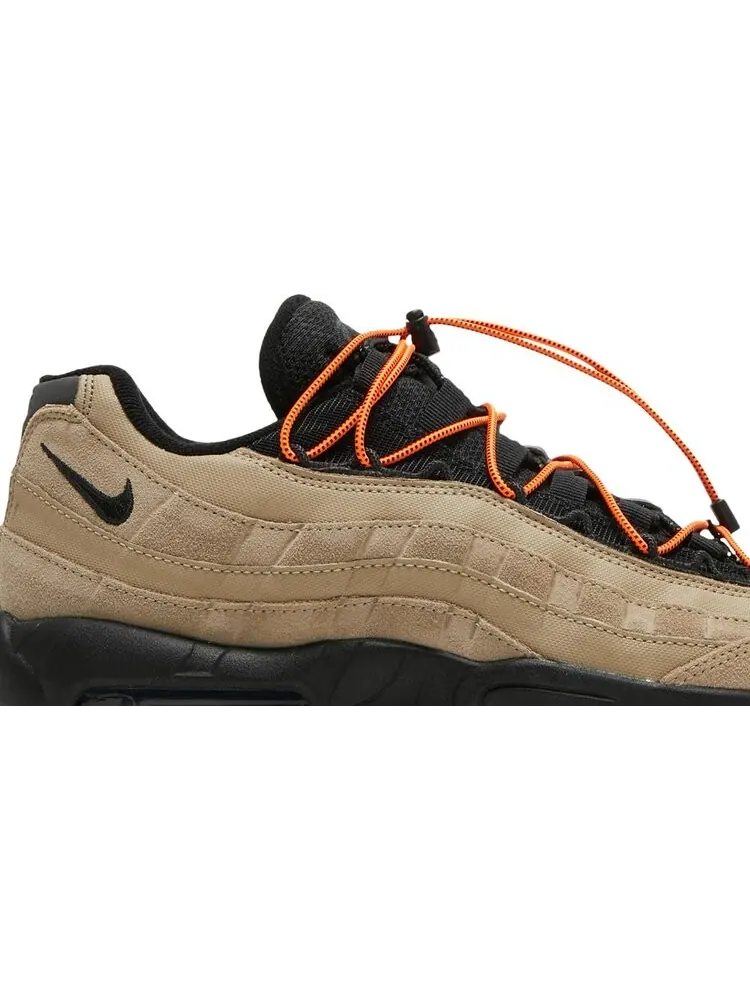Кроссовки Nike Air Max 95 'Khaki Total Orange' — изображение 2 из 8, коричневый