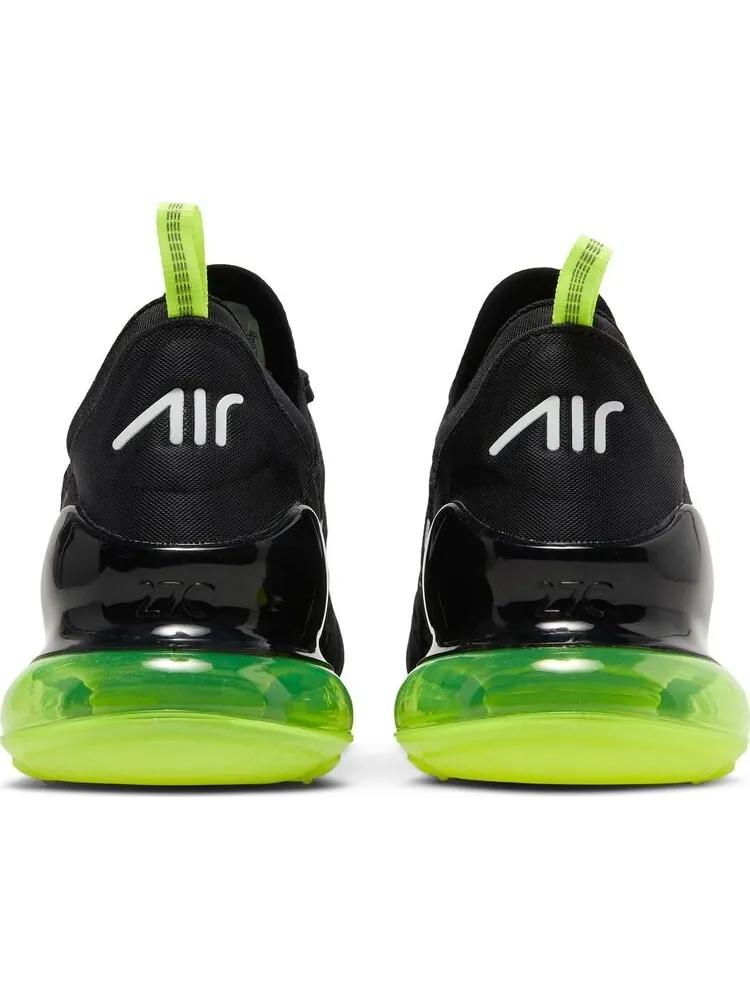 Кроссовки Nike Air Max 270 'Black Neon' — изображение 6 из 8, черный