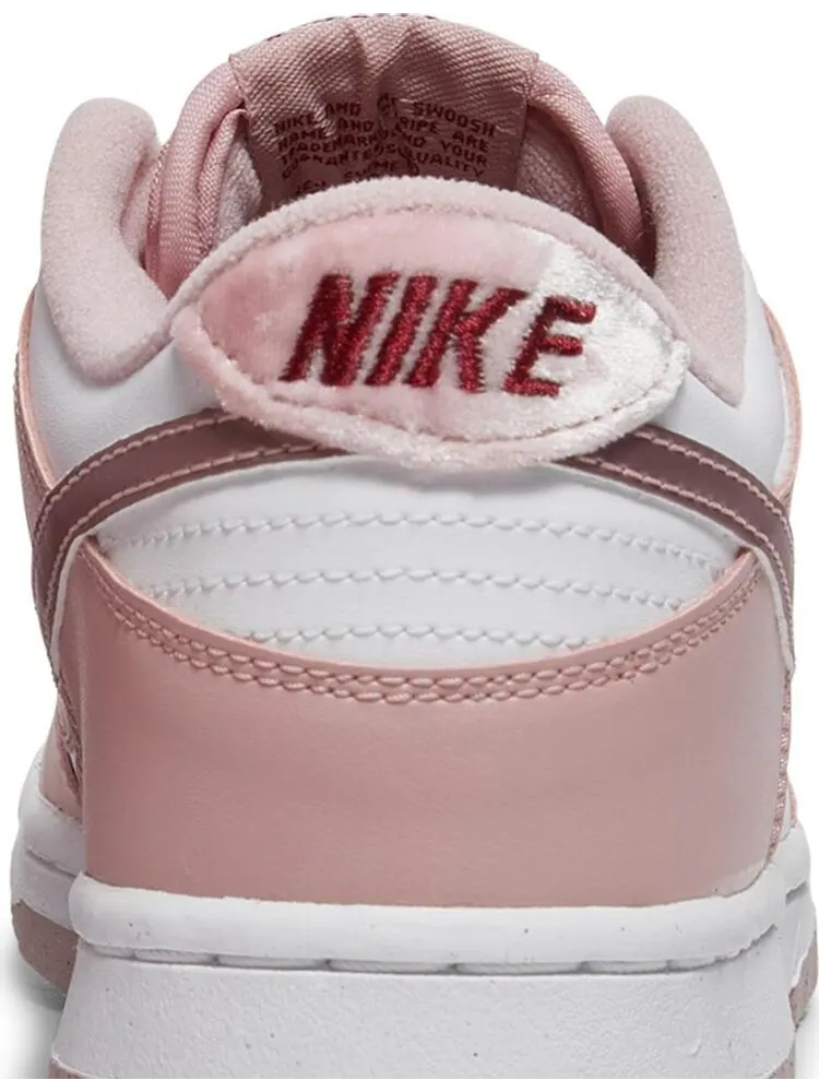 Кроссовки Nike Dunk Low GS 'Pink Velvet' — изображение 7 из 8, розовый
