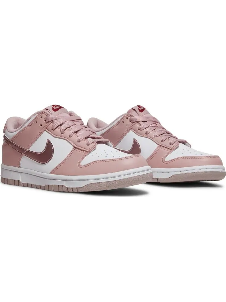 Кроссовки Nike Dunk Low GS 'Pink Velvet' — изображение 8 из 8, розовый