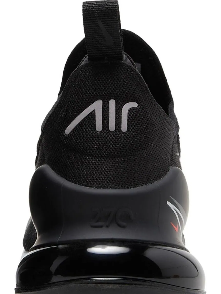 Кроссовки Nike Air Max 270 GS 'Black Particle Grey' — изображение 7 из 8, черный