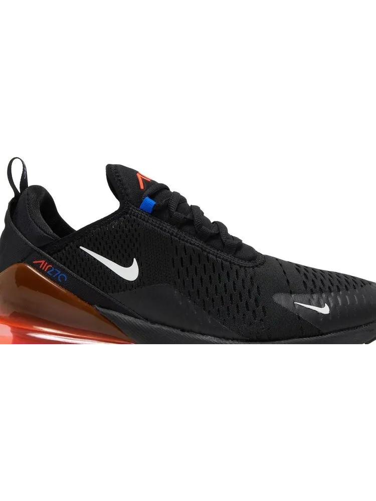 Кроссовки Nike Air Max 270 'Black Bright Crimson' — изображение 2 из 8, черный