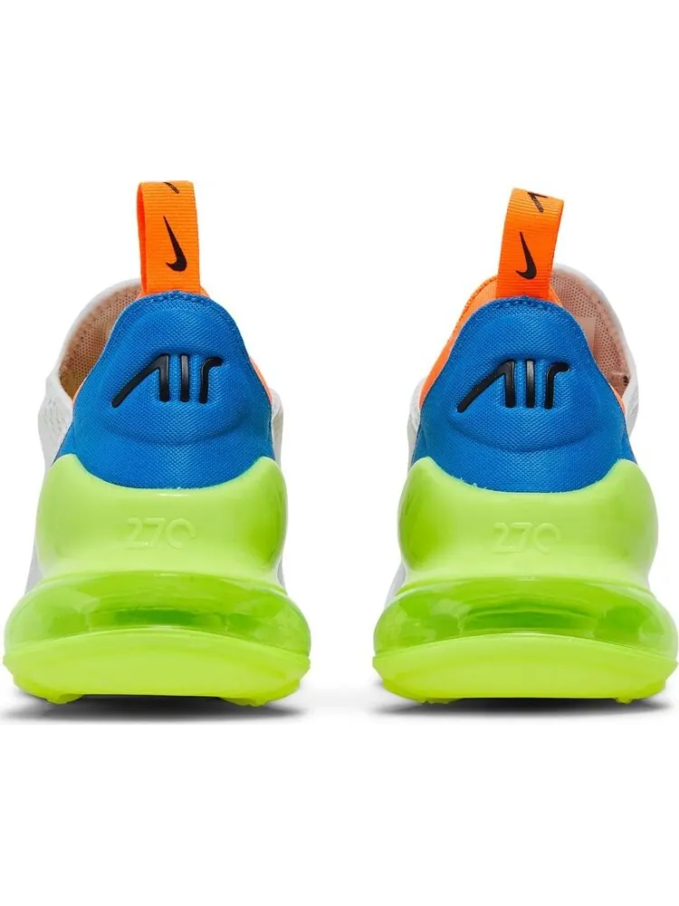 Кроссовки Nike Wmns Air Max 270 'Summit White Volt' — изображение 6 из 9, белый