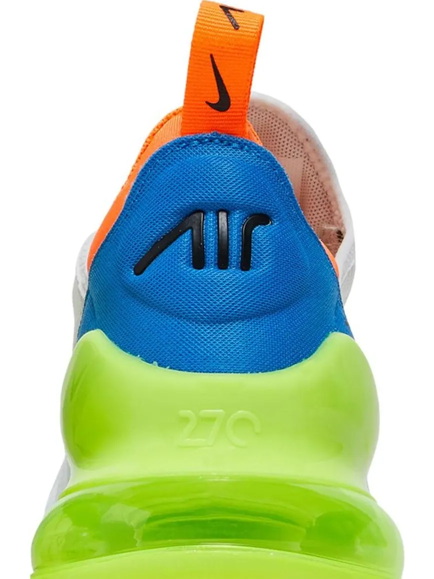 Кроссовки Nike Wmns Air Max 270 'Summit White Volt' — изображение 7 из 9, белый
