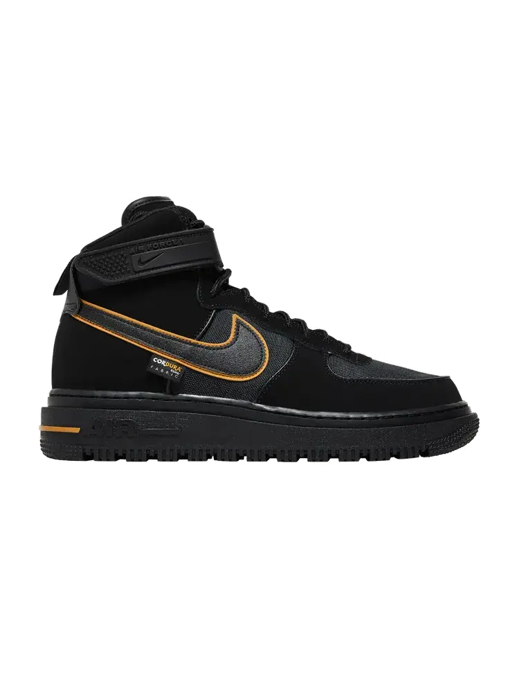 Кроссовки Nike Air Force 1 Boot 'Black University Gold' — изображение 1 из 9