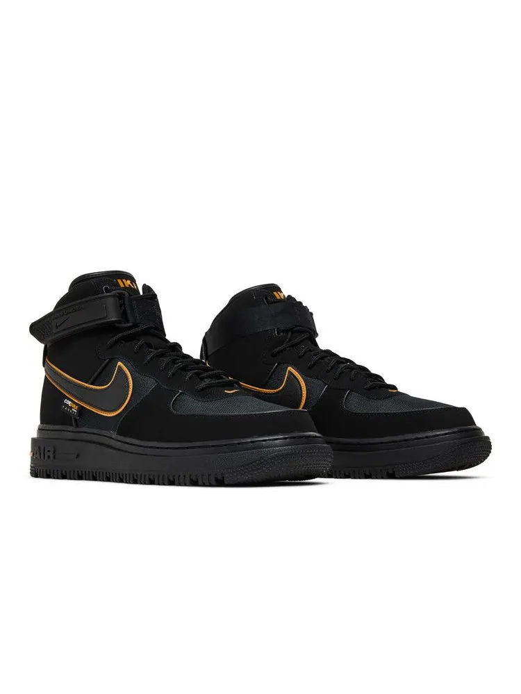 Кроссовки Nike Air Force 1 Boot 'Black University Gold' — изображение 9 из 9