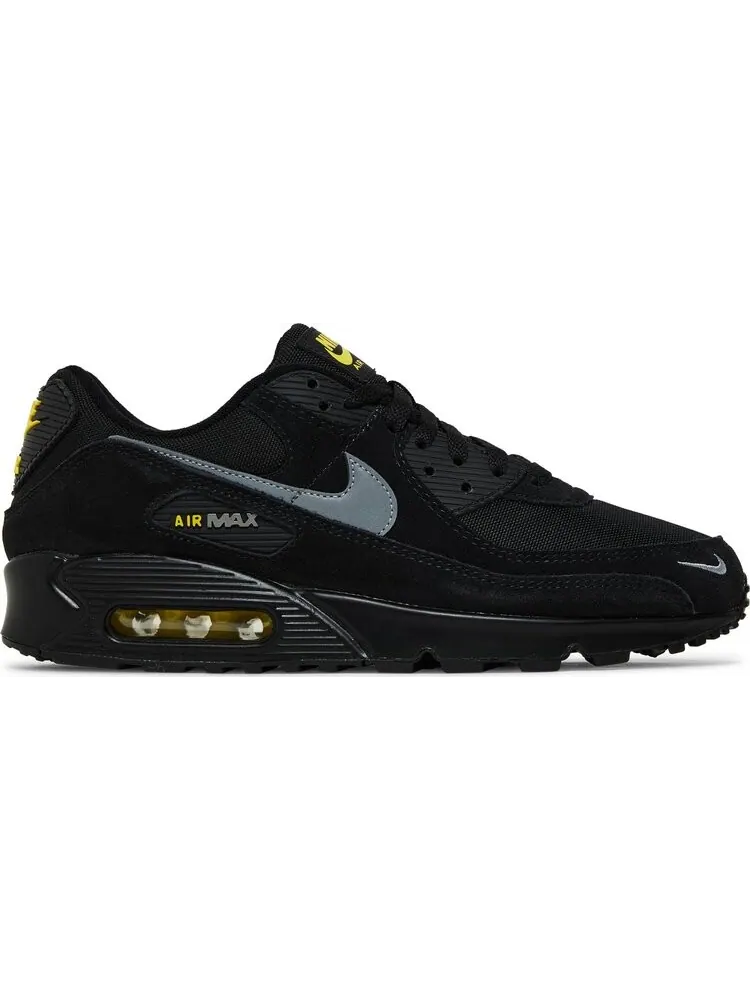 Кроссовки Nike Air Max 90 'Reflective Swoosh - Black Yellow Strike' — изображение 1 из 8, черный