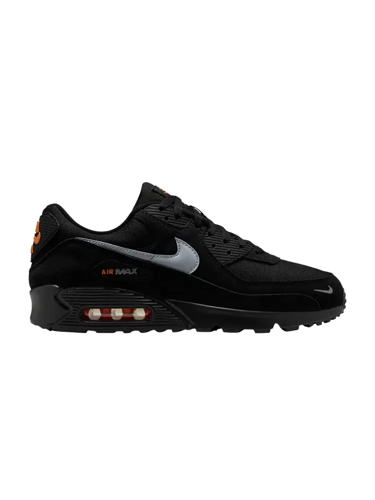 Кроссовки Nike Air Max 90 'Black Metallic Cool Grey Orange' — изображение 1 из 1