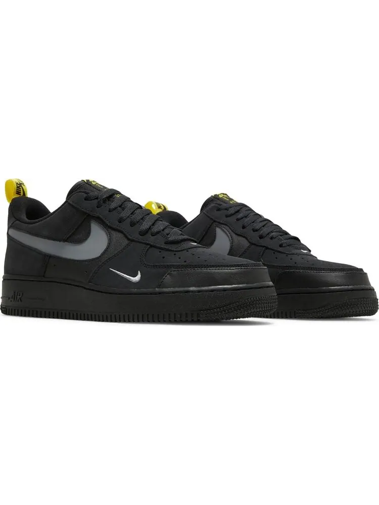 Кроссовки Nike Air Force 1 Low 'Cut Out Swoosh - Black' — изображение 8 из 8, черный