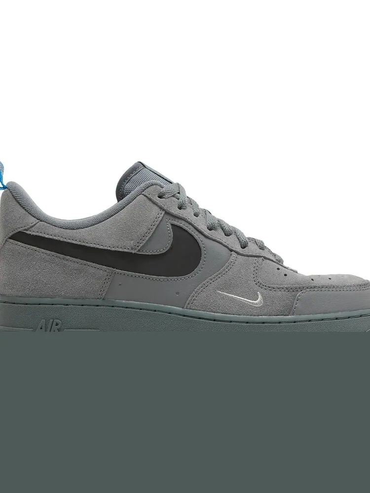 Кроссовки Nike Air Force 1 Low 'Cut Out Swoosh - Grey' — изображение 2 из 8, серый