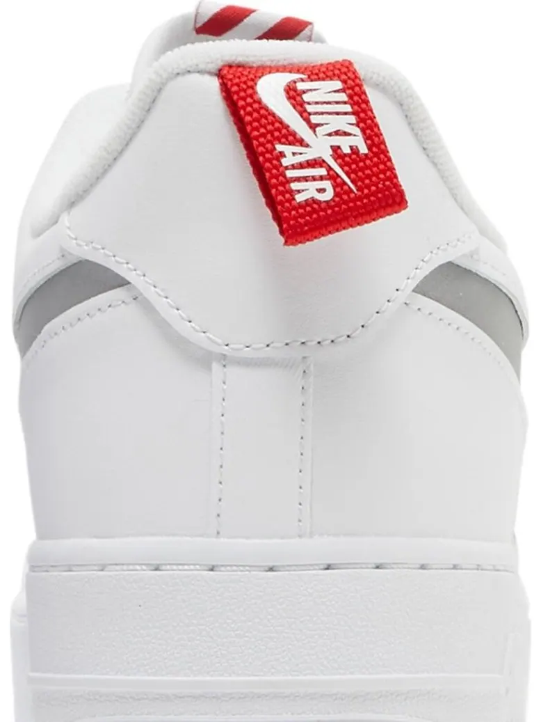 Кроссовки Nike Air Force 1 Low 'Cut Out Swoosh - White' — изображение 7 из 9, белый