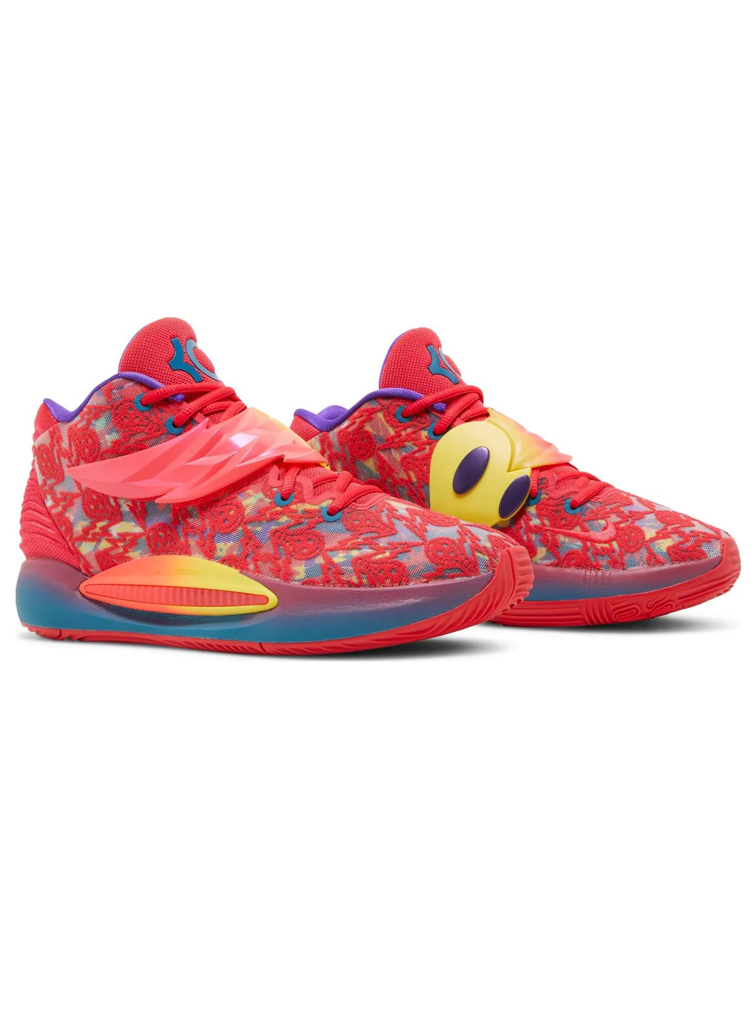 Кроссовки Nike KD 14 EP 'Ron English 3' — изображение 8 из 8, красный