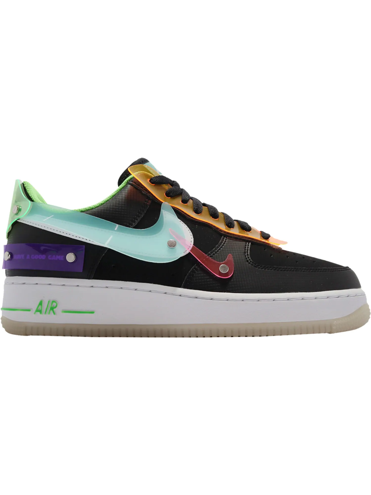 Кроссовки Nike Air Force 1 07 LV8 — изображение 1 из 1, черный