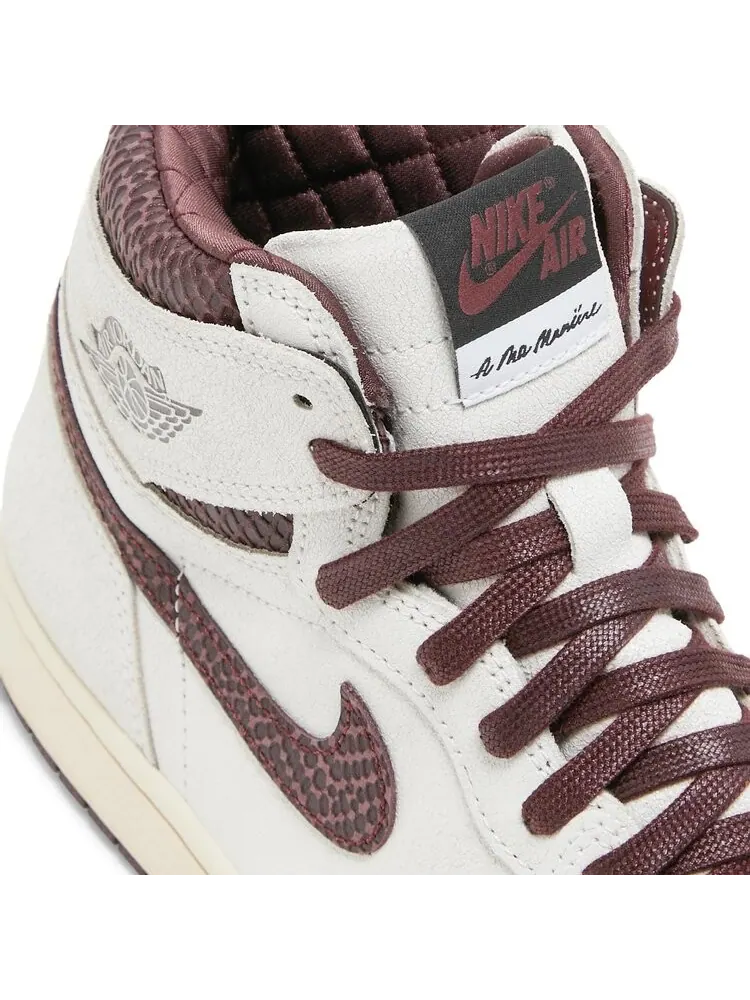 Кроссовки A Ma Mani?re x Air Jordan 1 High OG Airness — изображение 9 из 10, бежевый