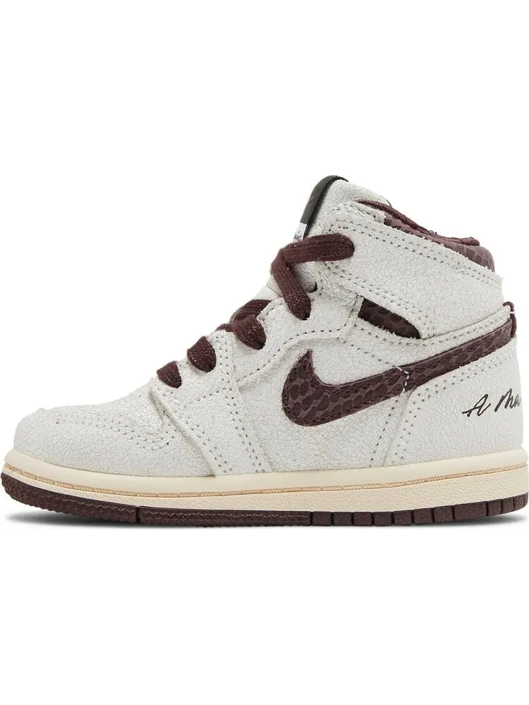 Кроссовки A Ma Maniére x Air Jordan 1 High OG TD — изображение 3 из 8, бежевый