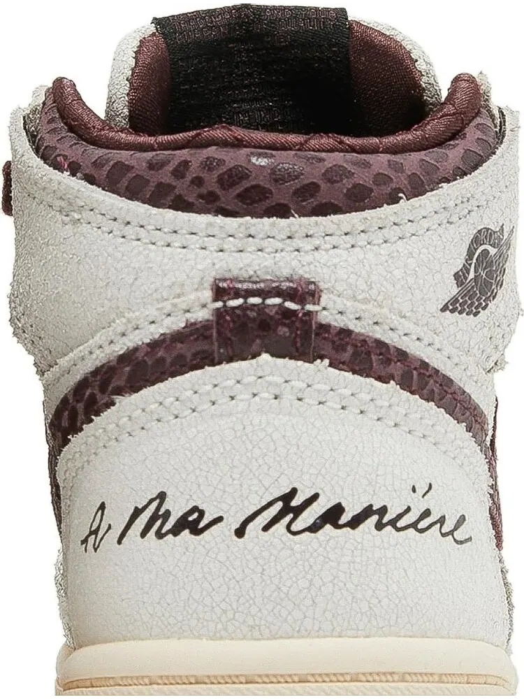 Кроссовки A Ma Maniére x Air Jordan 1 High OG TD — изображение 7 из 8, бежевый