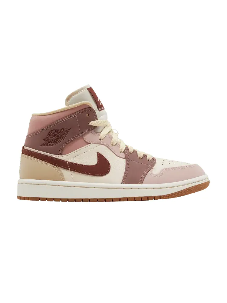 Кроссовки Air Jordan Wmns Air Jordan 1 Mid SE 'Dark Pony Smoky Mauve' — изображение 1 из 9
