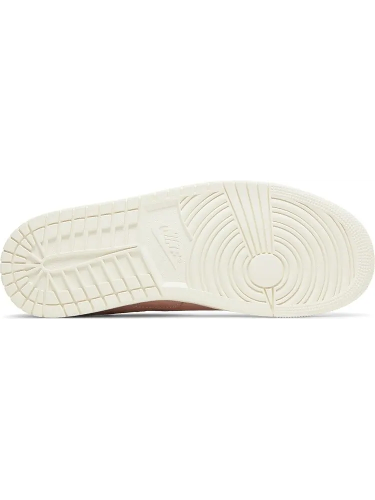 Кроссовки Air Jordan 1 Centre Court Pink Oxford — изображение 4 из 8, розовый