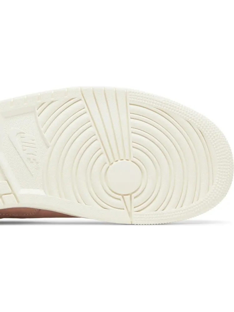 Кроссовки Air Jordan 1 Centre Court Pink Oxford — изображение 5 из 8, розовый