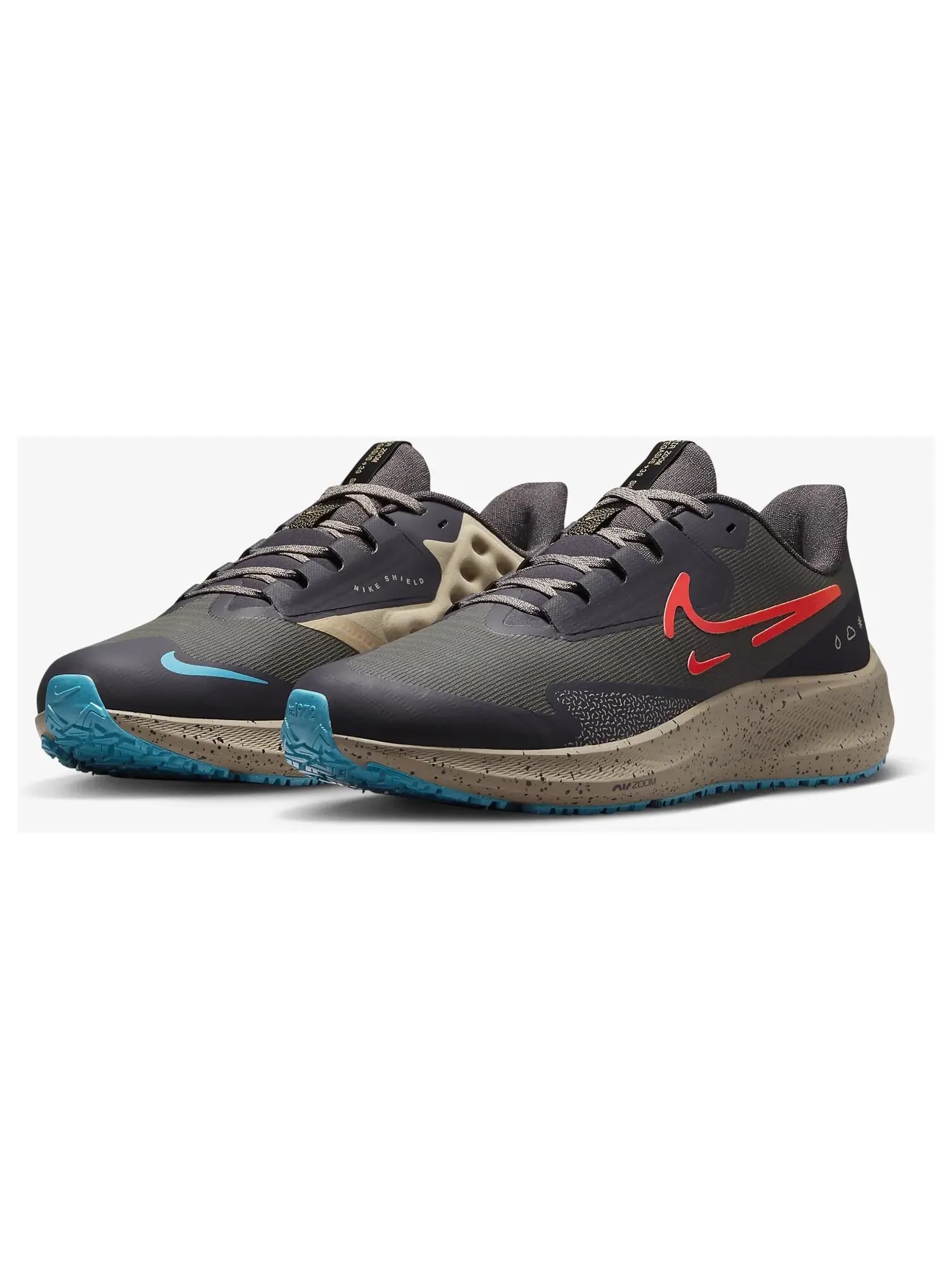 Кроссовки Nike Air Zoom Pegasus 39 Shield — изображение 2 из 7, зеленый