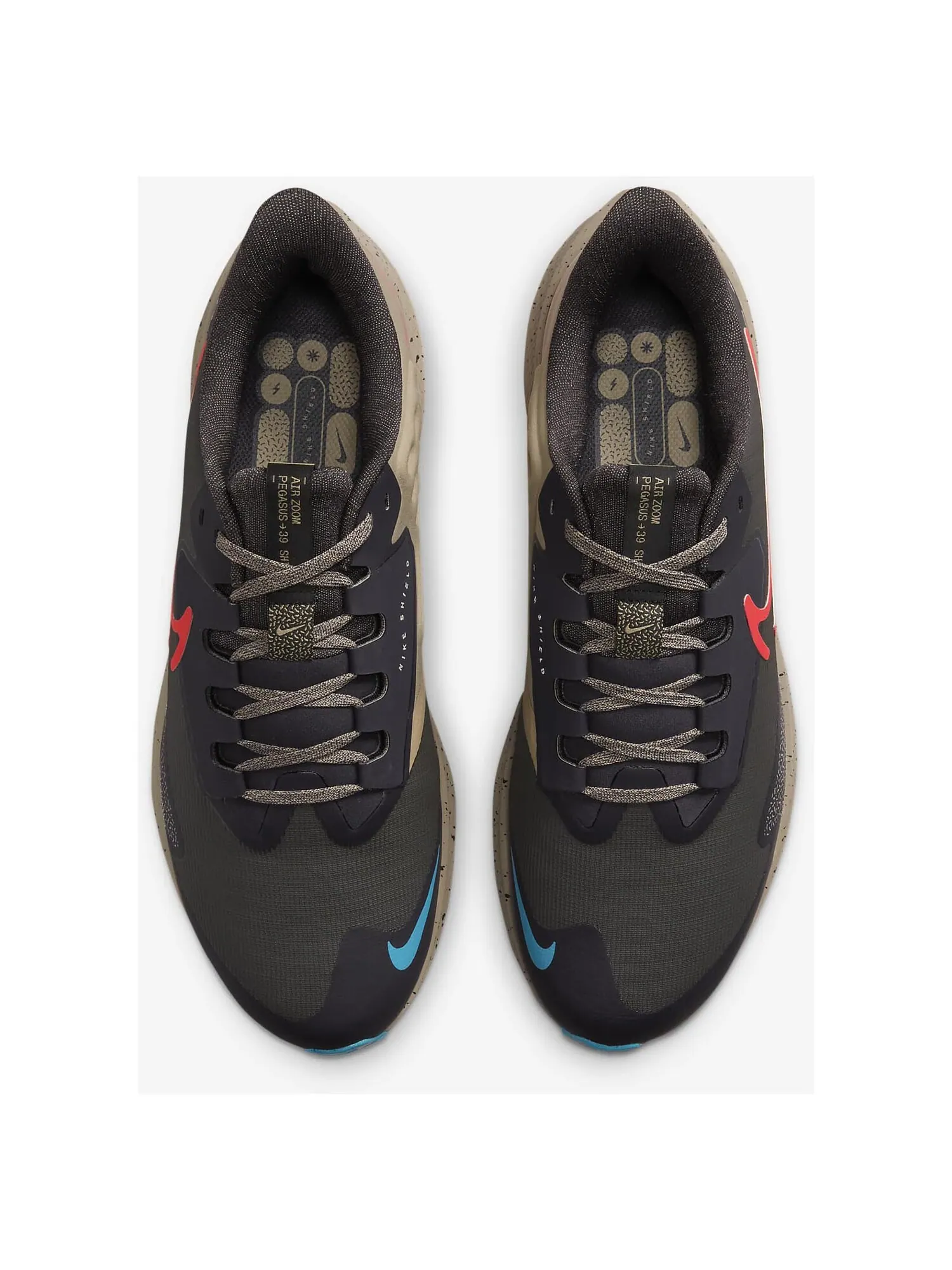 Кроссовки Nike Air Zoom Pegasus 39 Shield — изображение 3 из 7, зеленый