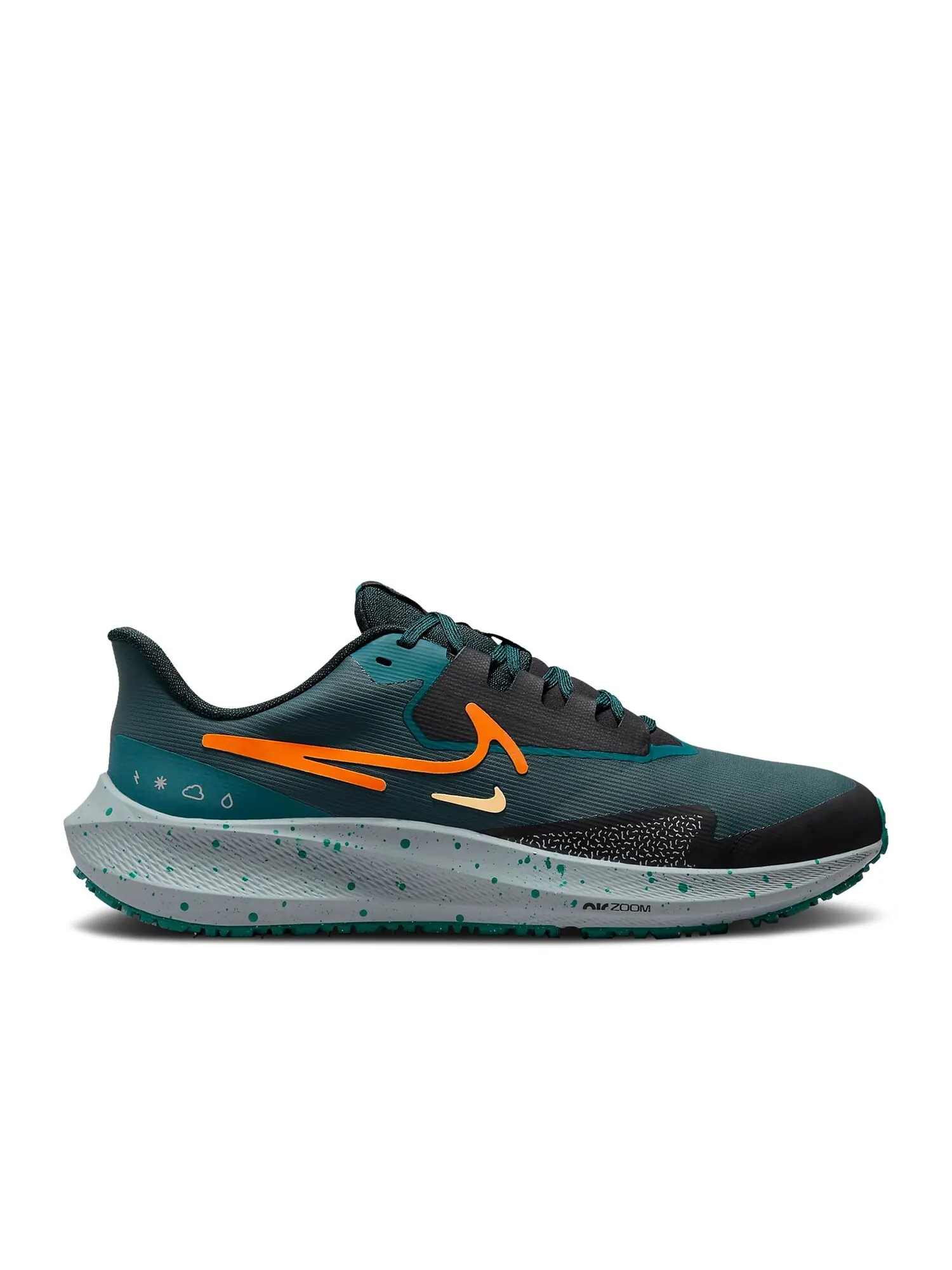 Кроссовки Nike Air Zoom Pegasus 39 Shield 'Deep Jungle Safety Orange' — изображение 1 из 1, зеленый