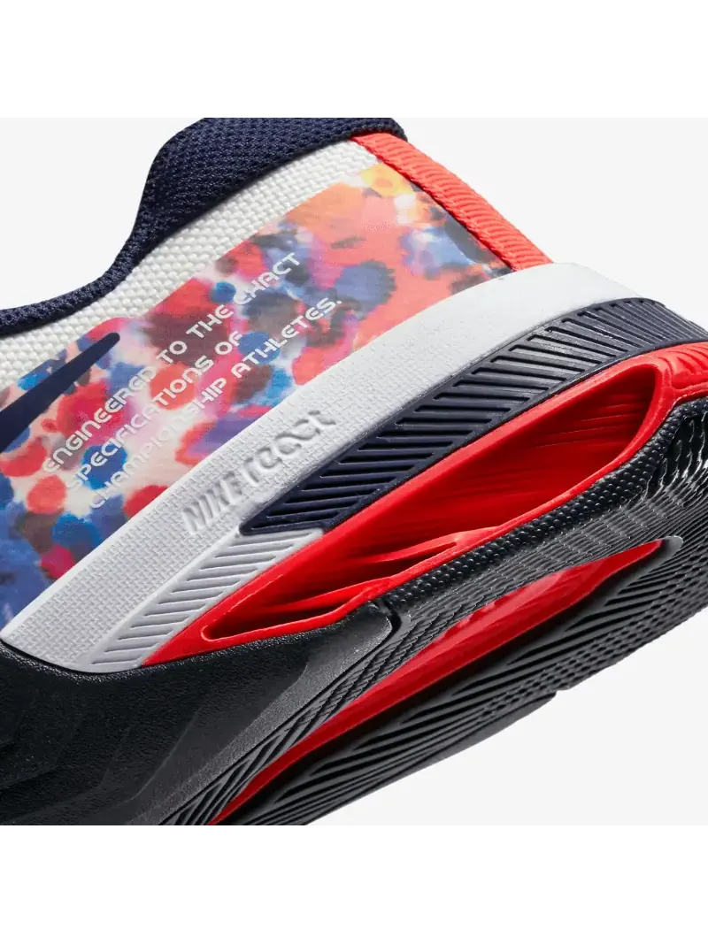 Кроссовки Nike Metcon 8 — изображение 7 из 7, белый/мультиколор/черный
