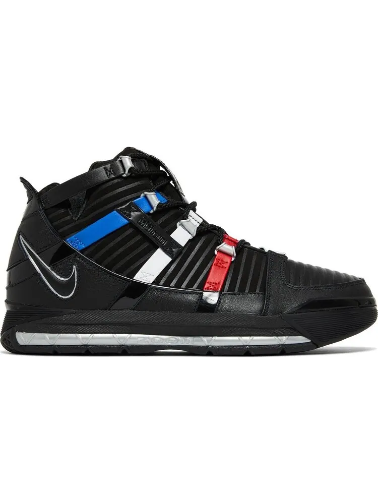 Кроссовки Nike Zoom LeBron 3 Retro 'Barbershop' — изображение 1 из 10, черный